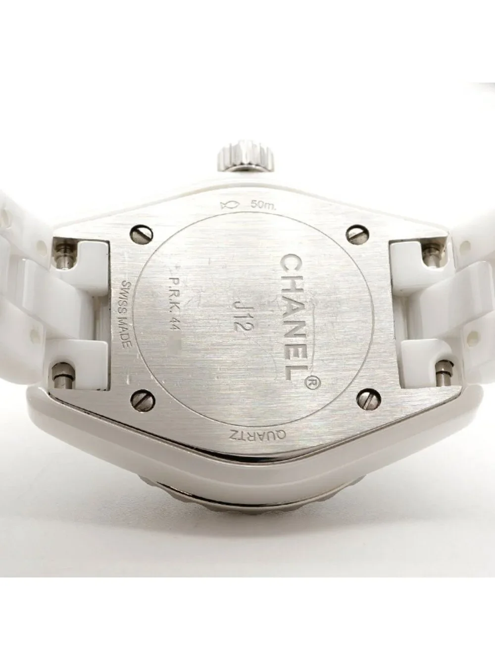 Chanel Diamond White Dial Watch